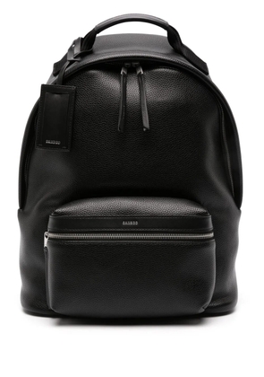 SANDRO logo-stamp top-handle backpack - Black