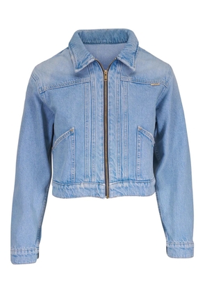 MOTHER zip-up denim jacket - Blue