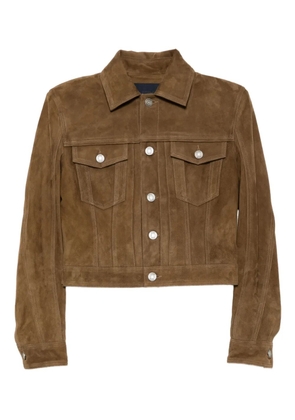 Juun.J suede jacket - Brown