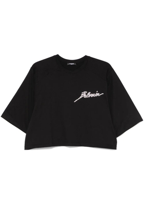 Balmain crystal-embellished T-shirt - Black