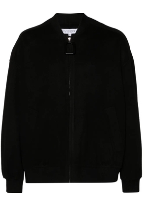 JW Anderson felted wool bomber jacket - Black