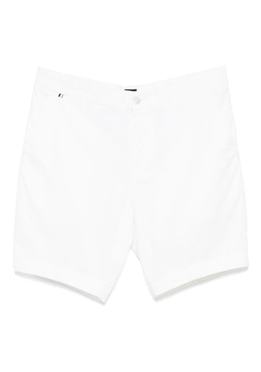 BOSS gabardine chino shorts - White