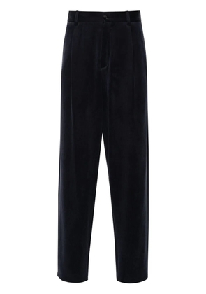 Giorgio Armani straight-leg jersey trousers - Blue