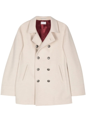 Brunello Cucinelli double-breasted cashmere jacket - Neutrals