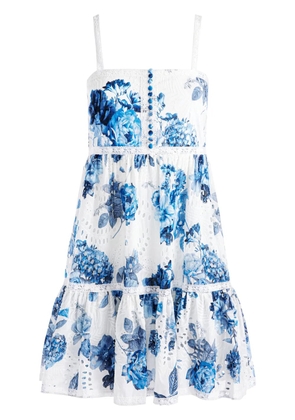 alice + olivia Fallon mini dress - White