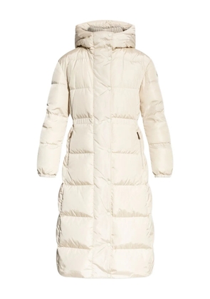 Moncler Chamer hooded quilted coat - White