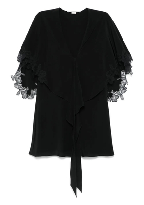 Stella McCartney lace-detailing blouse - Black