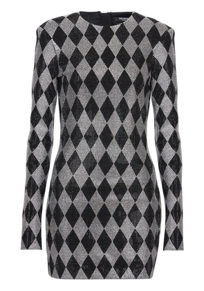 Balmain crystal-embellished minidress - Black