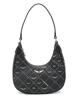 Zadig&Voltaire Z Night Out logo graphic shoulder bag - Black