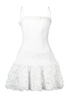 Alexis Amrisa ruffled mini dress - White
