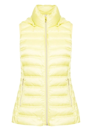 Michael Michael Kors detachable-hood down gilet - Yellow