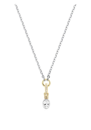 V by Laura Vann oval-cut topaz pendant charm - Silver