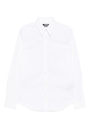 Calvin Klein slogan-embroidered shirt - White