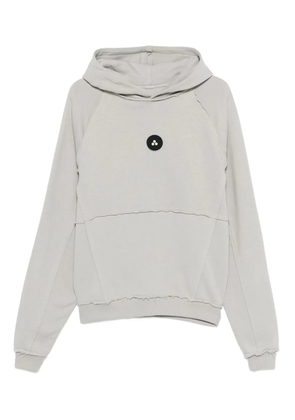 Peuterey x Tony Effe logo-appliqué hoodie - Grey