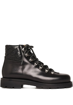 Scarosso Catherine leather lace-up boots - Black