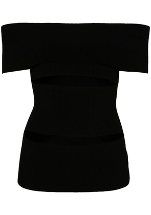 Peter Do cut-out top - Black