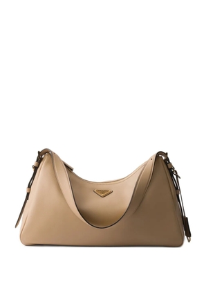 Prada large Aimée shoulder bag - Neutrals