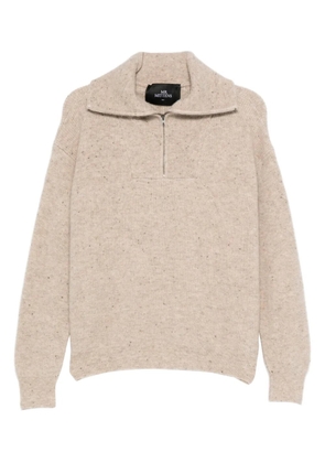 Mr. Mittens half-zip sweater - Neutrals