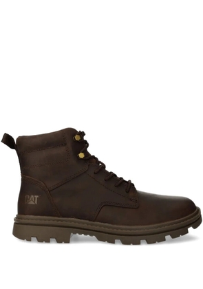 caterpillar Practicioner lace-up leather boots - Brown