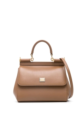 Dolce & Gabbana medium Sicily tote bag - Brown
