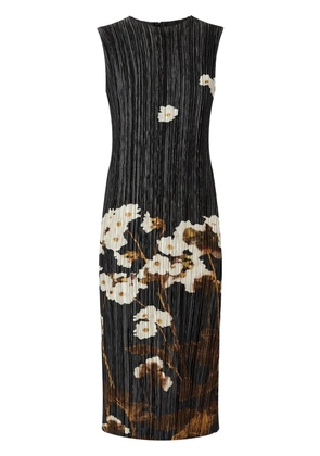 ERDEM pleated midi dress - Black