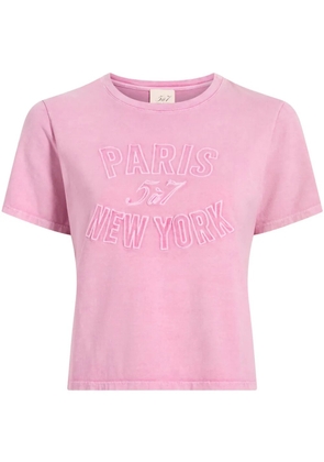 Cinq A Sept Shrunken T-shirt - Pink