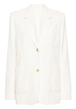 TOTEME single-breasted corduroy blazer - White