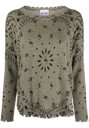 kujten crew-neck cashmere sweater - Green