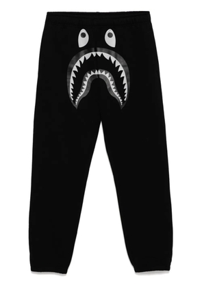 A BATHING APE® shark track pants - Black