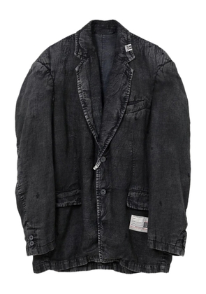 Maison MIHARA YASUHIRO linen blazer - Black