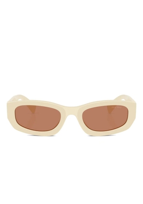 Miu Miu Eyewear geometric-frame sunglasses - Neutrals