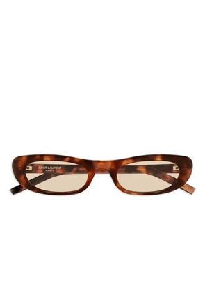 Saint Laurent Eyewear cat eye-frame sunglasses - Brown