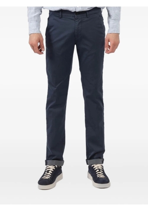 Mason's logo-appliqué chinos - Blue