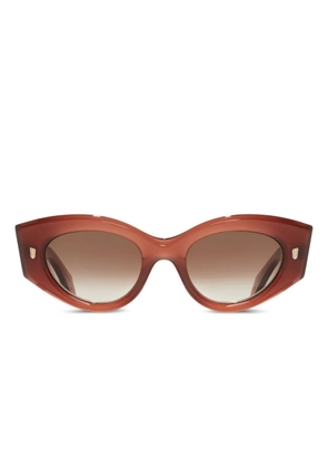 Cutler & Gross cat-eye sunglasses - Brown