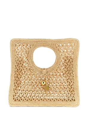 Jacquemus interlocking-closure tote bag - Neutrals