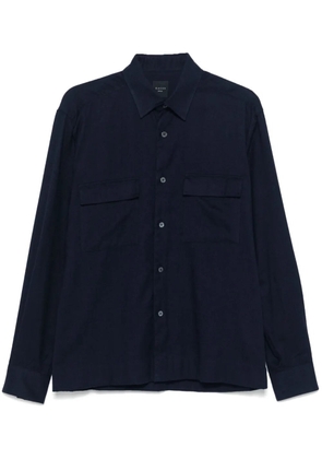 Xacus flannel shirt - Blue