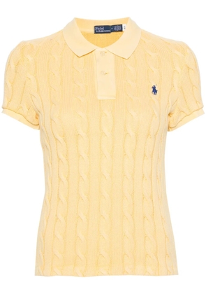 Polo Ralph Lauren Polo Pony knitted polo shirt - Yellow