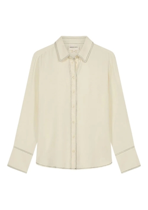 Fabienne Chapot Stella contrast-stitch shirt - Neutrals