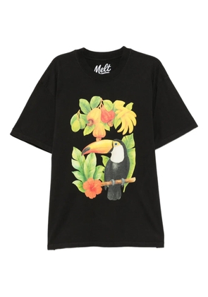 Melt graphic-print T-shirt - Grey