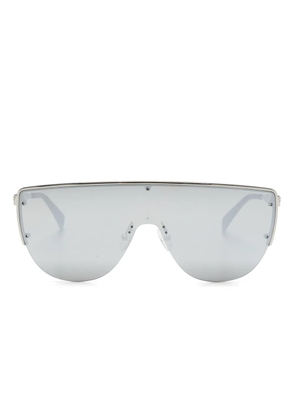 Alexander McQueen Eyewear shield-frame sunglasses - Silver