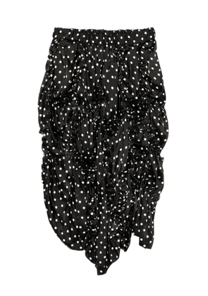 Black Comme Des Garçons polka-dot skirt