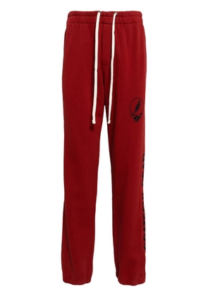 James Perse Grateful Dead cotton track pants - Red