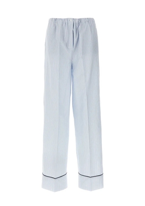 Prada striped cotton pants - Blue