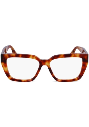 Victoria Beckham Eyewear tortoiseshell-effect sunglasses - Brown