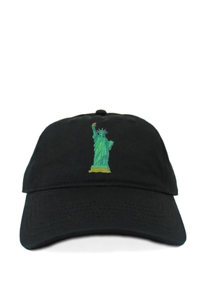 Melt embroidered baseball cap - Black