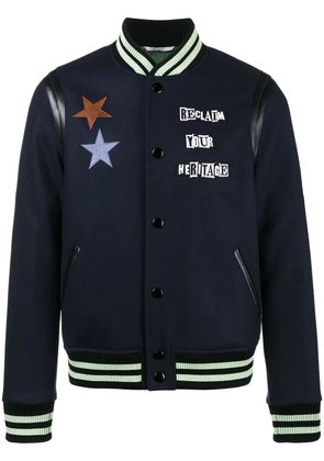 Valentino Garavani printed bomber jacket - Blue