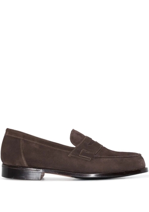 Grenson Epsom round-toe loafers - Brown