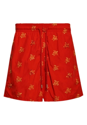 Vilebrequin Turtle-print swim shorts - Red