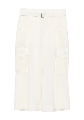 sacai tailored trousers - White
