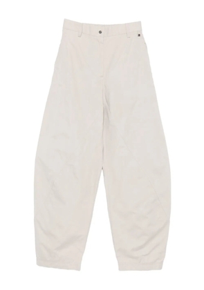 Herno panelled elasticated-waist pants - White